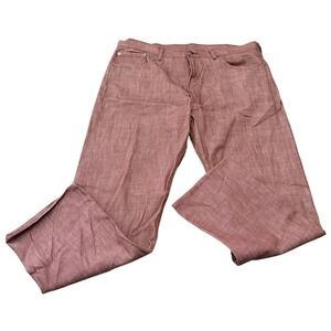 Levis 501 White Oak Cone Denim Jeans Mens 40x30 Rust Red Brown Button Fly
